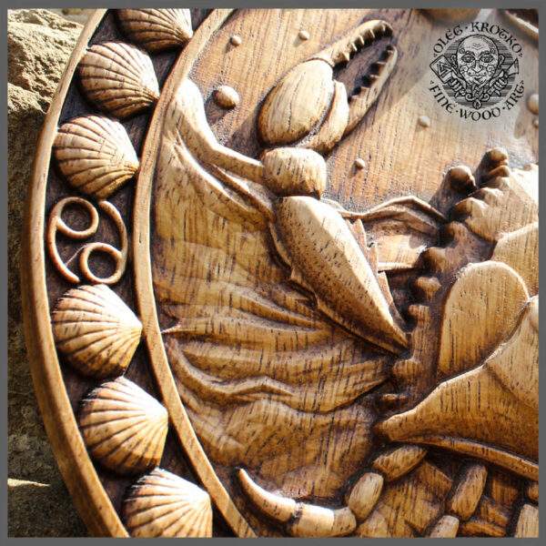 cancer horoscope carvings for sale