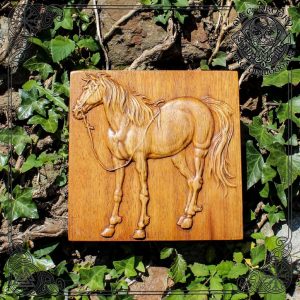 horse wooden plaque for sale