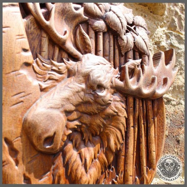 animal wood carving