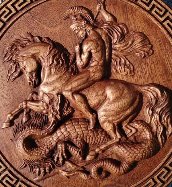 the best Saint George dragon carvings