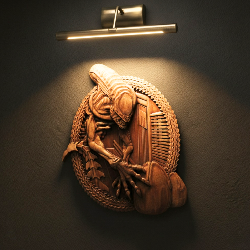 Hand-carved decorative pieces